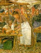 Camille Pissaro The Pork Butcher oil painting